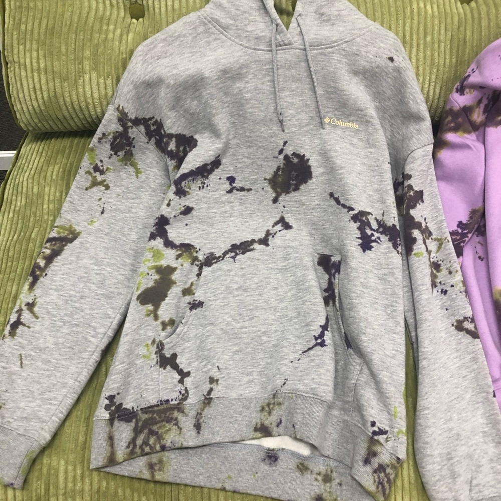 Columbia Gray and Purple Sweaters Soft and Casual